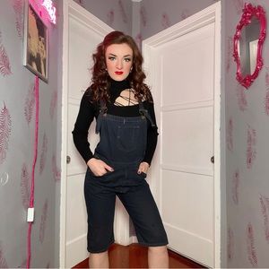Vintage Cropped Levi’s Overalls